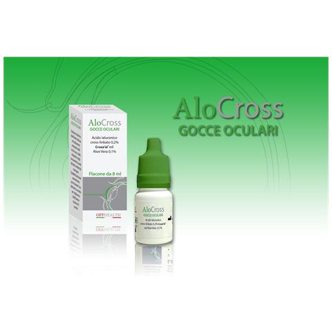 Alocross Gocce Oculari Acido Ialuronico Cross-Linkato 0,2% e Aloe Vera 8 ml - Foto 1