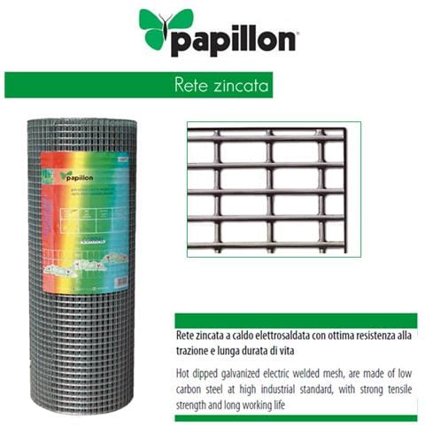 Rete metallica zincata recinzione per animali Mt 1x25 - Foto 1