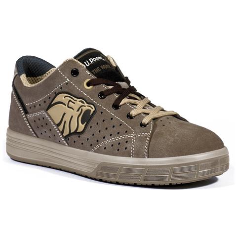 Scarpa antinfortunistica N 45 in pelle scamosciata forata suola anti-shock - Foto 1