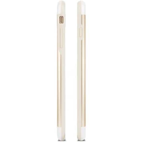 Iglaze Armour Cover Rigida Metallica per iPhone 6 Plus / 6s Plus - Satin Gold - Foto 3