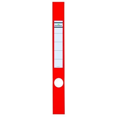 Ordofix Porta Etichette Adesive Raccoglitori Anelli 40x390mm Rosso 10pz - Foto 1