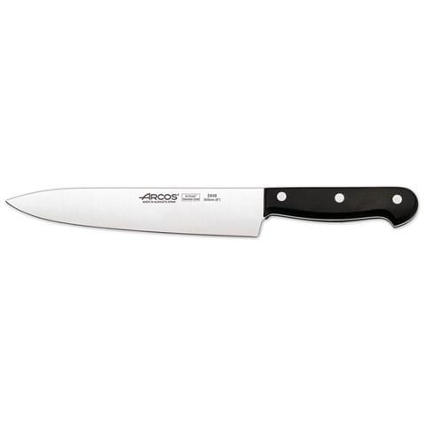 Serie Universal - Coltello Da Cucina - Lama Acciaio Inossidabile Nitrum 200 Mm - Manico Polioxymetilene (pom) Colore Nero - Foto 1