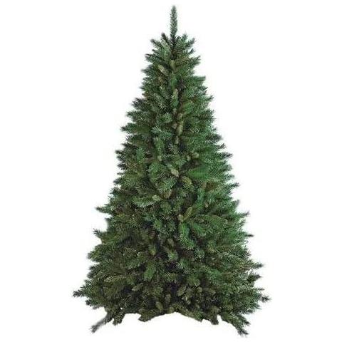 Albero Di Natale 210cm New Tiffany Super Folto 1078 Rami Pino Verde Base A Croce - Foto 6