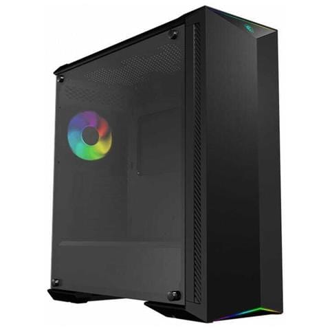 Case Gungnir 100 Middle Tower ATX / EATX / Micro ATX / Mini-ATX 2 Porte USB 3.0 Colore Nero (Finestrato)  - Foto 2