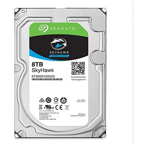 SkyHawk, 8 TB, Unità Disco Interna per Applicazioni di Sorveglianza, Unità SATA 6 GBit /s, 3.5"", Cache 256 MB, 3 Anni di Servizi Rescue (ST8000VX004) - Foto 2