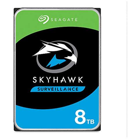 SkyHawk, 8 TB, Unità Disco Interna per Applicazioni di Sorveglianza, Unità SATA 6 GBit /s, 3.5"", Cache 256 MB, 3 Anni di Servizi Rescue (ST8000VX004) - Foto 1