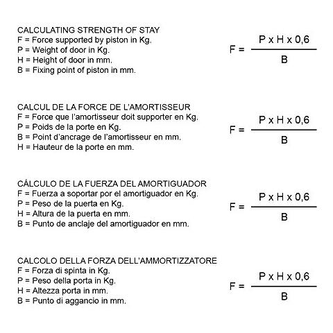 1274225 Set Di 10 Kit Braccetto Molla A Gas Forza 8kg Corsa 100mm Per Sollevare A Ribalta Le Ante Dei Mobili, Verniciato Alluminio, (10un)  - Foto 4