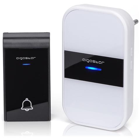 Campanello Senza Fili Wireless Digitale Ip44 Porte Casa Ufficio Aigostar Silver - Foto 2