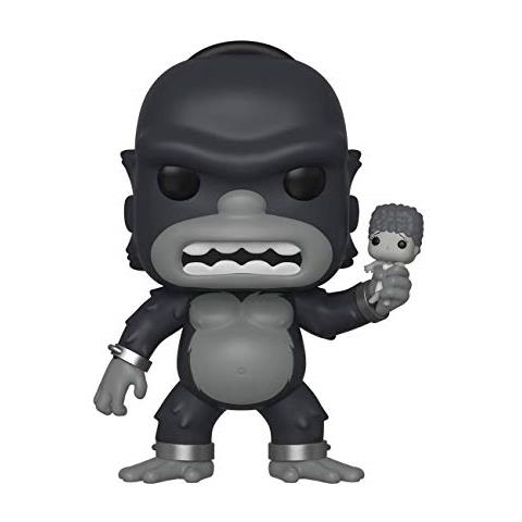 Funko Pop Figura In Vinile: Animazione: Simpsonhomer Kong Collezione Multicolore 39724 - Foto 1