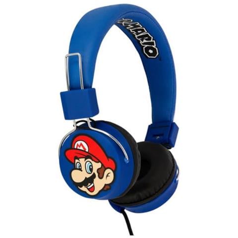ver Otl Mario And Luigi Cuffie Con Filo Jack 3.54 Mm Regolabili Blu - Foto 1