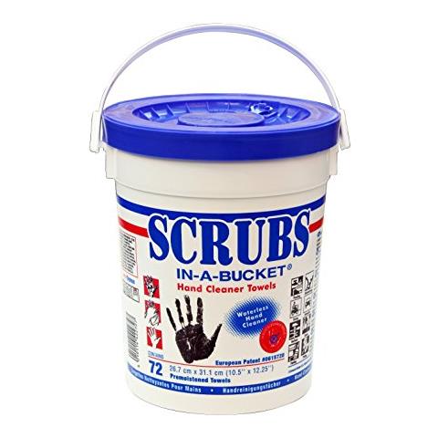 Touchntuff 92-605 Guanti Monouso In Nitriti Per I Settori Chimico, Alimentare, Meccanico, Senza Polvere, Verde, Taglia 9,5-10 (scatola Da 100 Guanti)  - Foto 1