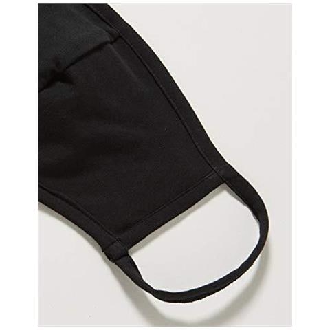 Maschera Fm London Accessori Riutilizzabile Tessuto Volto Nero Un Formato (pacchetto Di 50)  - Foto 2