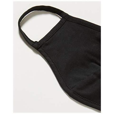 Maschera Fm London Accessori Riutilizzabile Tessuto Volto Nero Un Formato (pacchetto Di 50)  - Foto 4