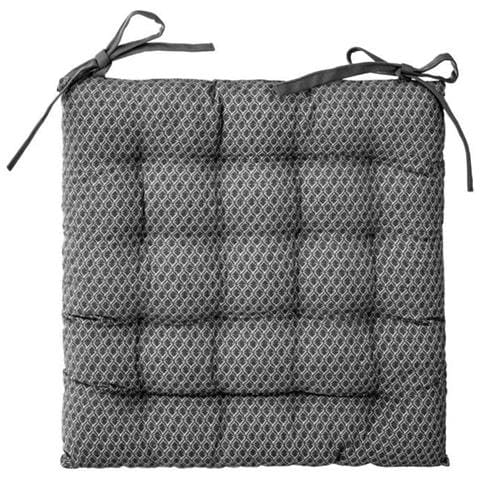 Cuscino Per Sedia Otto - 38 X 38 Cm - Grigio - Foto 1