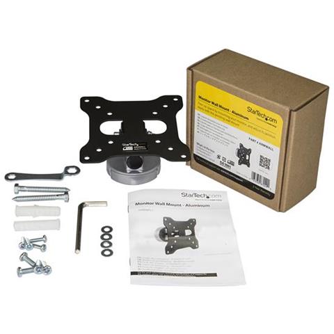 " Supporto VESA da parete per monitor / TV a schermo piatto fino a 27"" e 15kg - Supporto da muro in Alluminio" - Foto 2