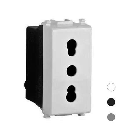 Presa Bivalente Di Sicurezza 2045/TL Nero - Standard Italiano 10/16A - Foto 13