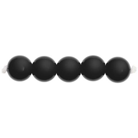 24 Perle Rotonde 10 Mm - Nero - Foto 1