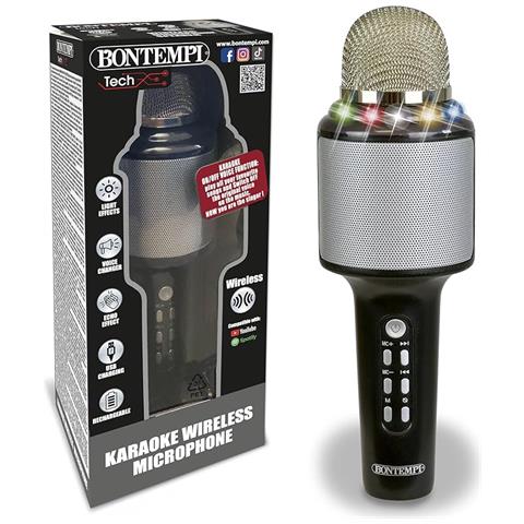 Microfono Giocattolo Bontempi 48 5010 Isound Karaoke Wireless - Foto 2