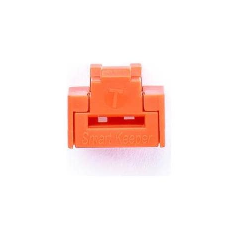 Nl03p2or Clip Sicura Bloccaporte Rj-45 Arancione 100 Pz - Foto 2