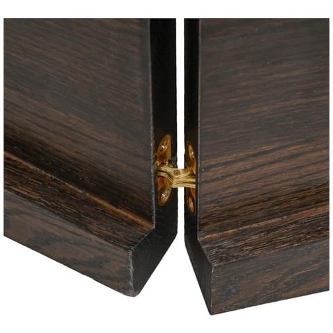 Piano Bagno Marrone Scuro 140x50x (2-4) cm Legno Trattato - Foto 2
