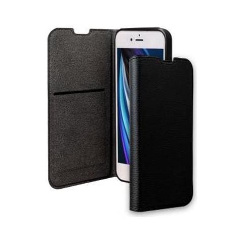 Custodia Per Iphone Se 2022 / Se / 8 Folio Wallet Portacarte E Stand, Nero - Foto 1