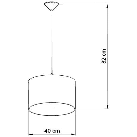 Lampada A Sospensione Football A 40 Sl. 1425 - Moderno Lampade A Sospensione Bianco Nero 82x40x40 Cm - Foto 2