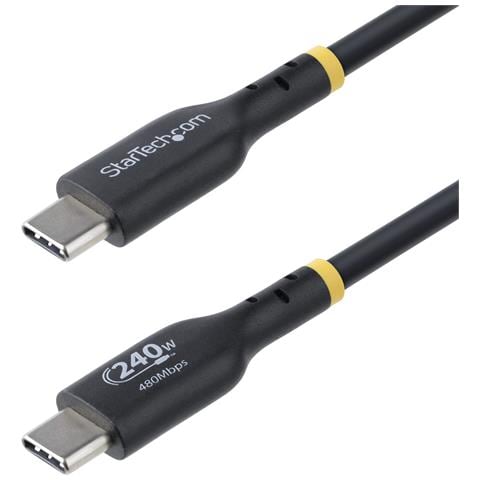 Cavo di Ricarica USB-C da 4m, cavo USB-C certificato USB-IF, 240W PD EPR, cavo trasferimento dati USB 2.0 Tipo-C per laptop, rivestimento in TPE, M /M - Foto 1