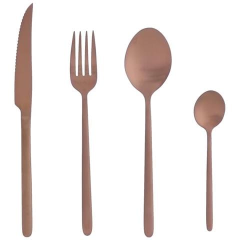 Set Di Posate In Rame Da 16 Pezzi - Na020890x20047 - Foto 1