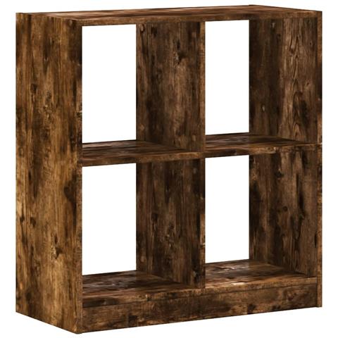 Libreria Rovere Fumo 68,5x32x75 Cm In Legno Multistrato - Foto 2