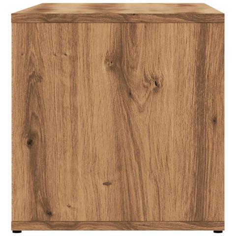Mobile Porta Tv Rovere Artigianale 80x34x35,5 Cm Truciolato - Foto 10