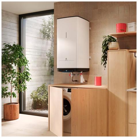 Scaldabagno Elettrico Verticale con Capacità 120 Litri Wi-Fi Colore Bianco - Foto 3