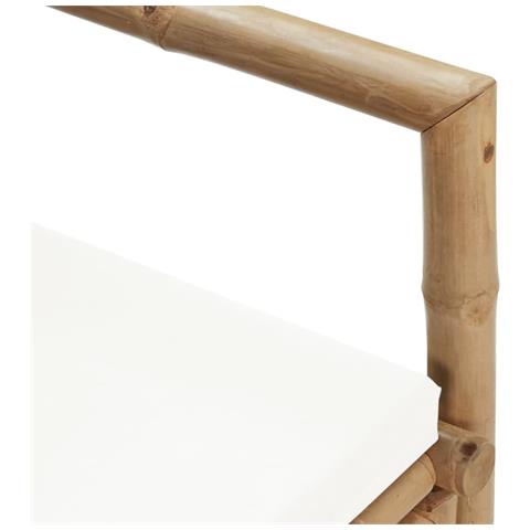 Lusso Casadino -  Sedie Da Giardino 2 Pz Con Cuscini In Bambù - Foto 8