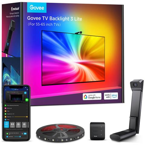 TV Backlight 3 Lite Striscia LED intelligente Wi-Fi /Bluetooth - Foto 1