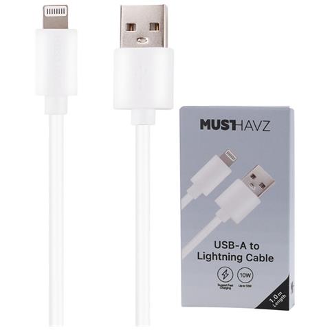 Cavo Di Ricarica E Sincronizzazione Da Lightning A Usb 10w Da 1 M, Bianco - Foto 2