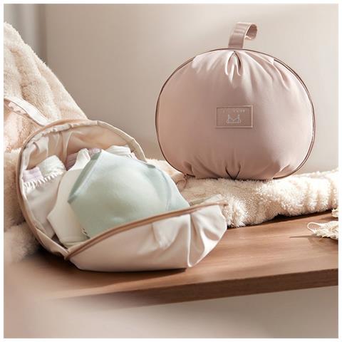 Custodia Da Viaggio Sferica Per Lingerie - Organizer In Poliestere Bianco - Foto 5