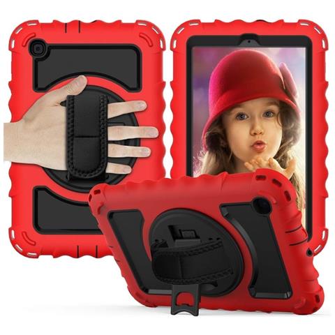 Custodia Per Samsung Galaxy Tab 10.4"" Supporto E Tracolla Rosso - Foto 1