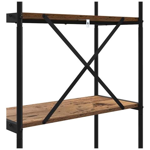 Libreria Legno vecchio 60 x 30 x 183 cm Legno multistrato - Foto 9
