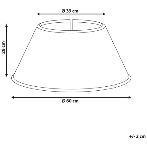 Copri Base Per Albero Di Natale Glace Alghe Marine Rosso 60 Cm - Foto 8