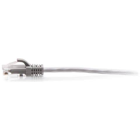 Cavo patch di rete Ethernet sottile Cat6a antigroviglio, non schermato (UTP) da 0,6 m - Grigio - Foto 2