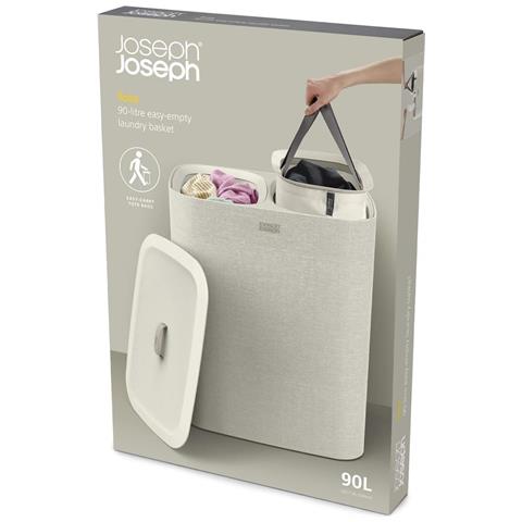 Cesto Bucato Tota 90 Litri Ampio Resistente E Funzionale Ideale Per Organizzare I Vestiti In Casa - Foto 1