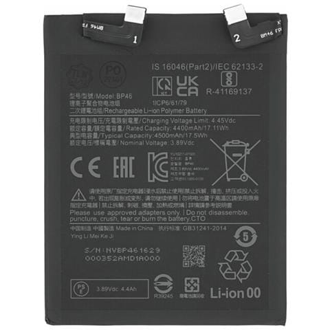 Oem Batteria Testata Ricambio Pari Originale Bp46 Per Xiaomi 12 - 12x - Foto 1