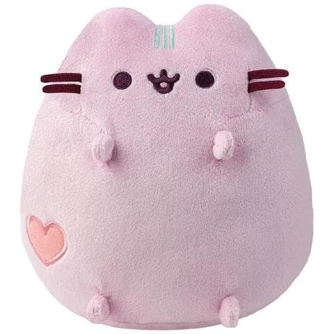 Peluche Mascotte 18cm Con Cuore Ricamato Ultra Morbido, Lilla - Foto 1