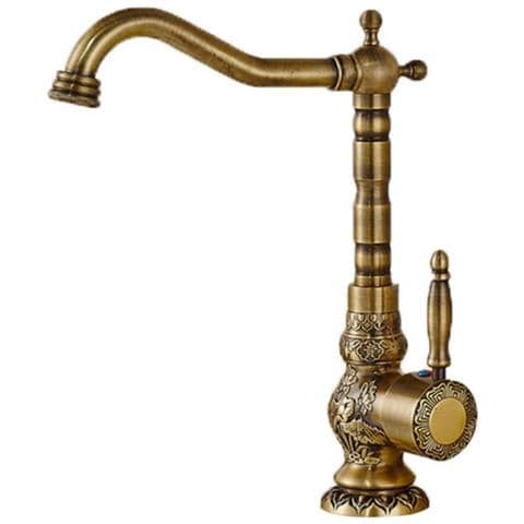 Rubinetto per lavabo da bagno, Blackswan, tipo M38, modello bronzo antico, misura 30,5 cm - Foto 1