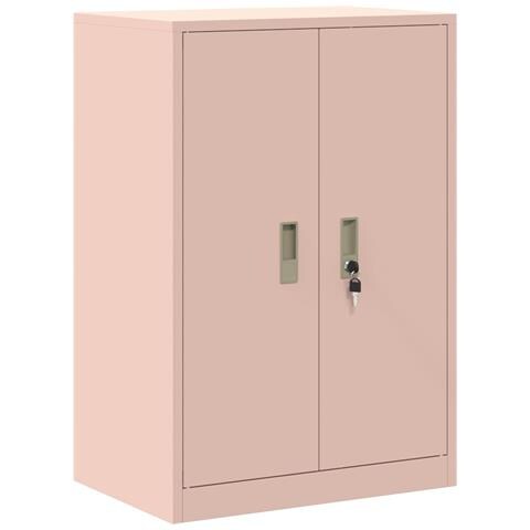 Armadio Rosa 60 x 40 x 90 cm Acciaio - Foto 1