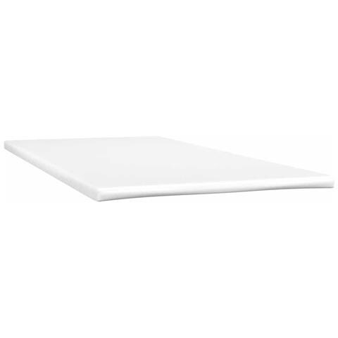 Letto a Molle con Materasso e LED Grigio Scuro 80x220 cm Velluto - Foto 9