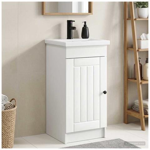 Mobile da bagno con lavabo Bianco 42 x 40 x 84,5 cm - Foto 2