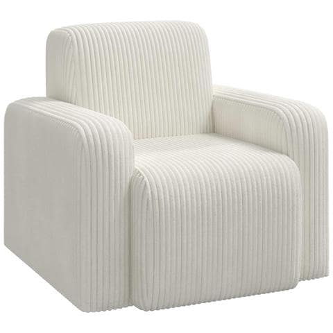Poltrona Crema corduroy - Foto 1