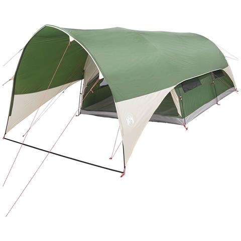 Tenda a tunnel con copertura impermeabile 10 persona Verde - Foto 1