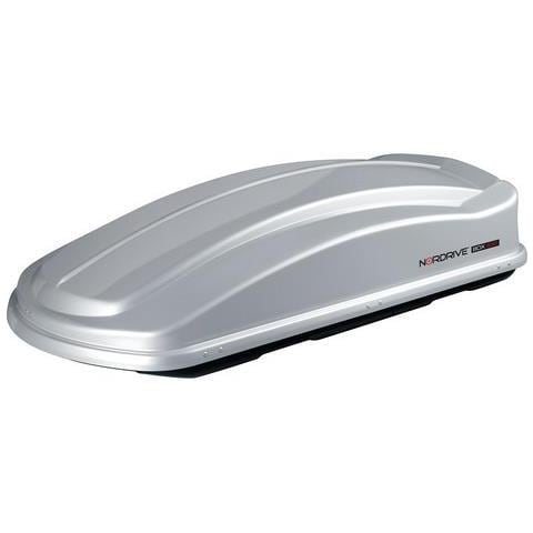 Box Da Tetto Baule Portatutto 630l Argento Lucido Abs - Foto 2