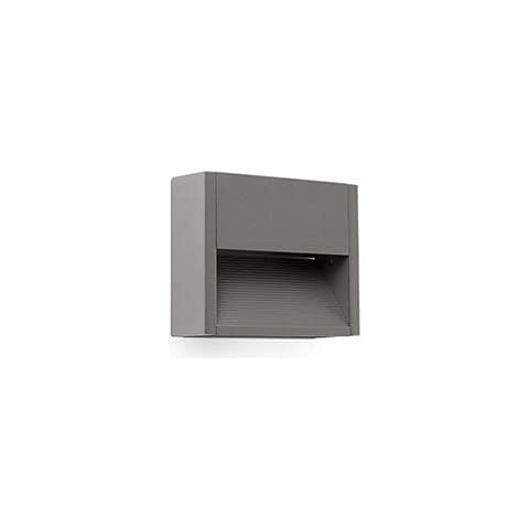 Grada-1 Led, Lampada Da Parete Grigio Scuro, Faro Barcellona - Grigio Scuro - Foto 1
